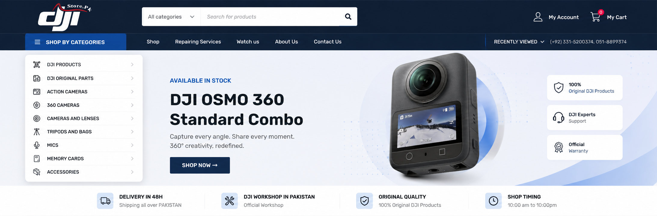 djistore.pk platform preview